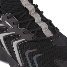 Furo by Red Chief Men's Black Running Shoes image 4