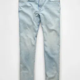 American Eagle Blue Blended Regular fit Solid Jeans image 4