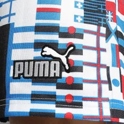 Puma Multicolored Regular Fit Printed Sports Shorts image 4