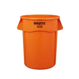 RUBBERMAID Brute Vented 44gal Orange Polypropylene Waste Bin, 2119307-picture-43