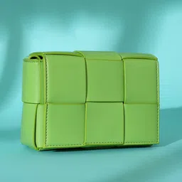 HAUTE SAUCE by Campus Sutra Leather Structured Sling Bag-image-54