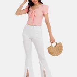 Zink London Pink Regular Fit Top image 4