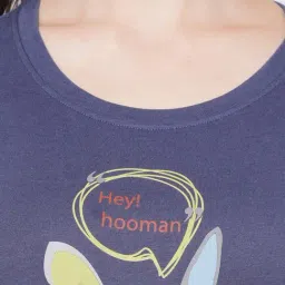 Soie Blue Printed T-Shirt image 5