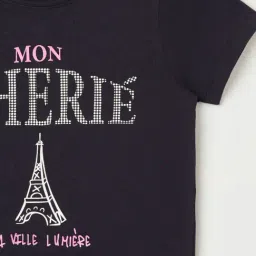 Fame Forever by Lifestyle Girls Blue Regular Fit T-Shirt image 3