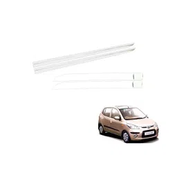 Auto Pearl O.E Type Chrome Silver Car Side Beading for i10 Type 1-image-84