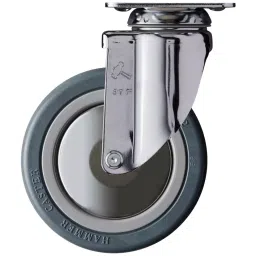 TAKIGEN Heavy Duty Swivel Caster Φ125 mm Wheel Diameter 1000N Allowable Load, K-920M-125-RB-picture-18