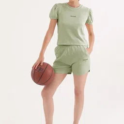 Slumber Jill Round Neck Top With Shorts-image-76
