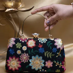 ARTKLIM Embroidered Box Clutch-picture-29