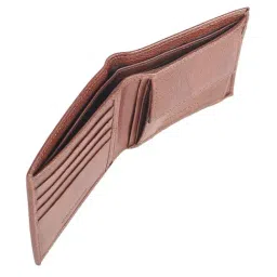 Louis Philippe Brown Leather Casual Bi-Fold Wallet for Men image 3