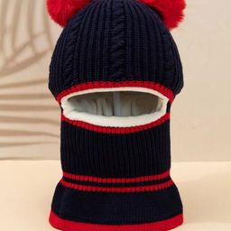 EL REGALO Kids Self Design Wool Balaclava-picture-38