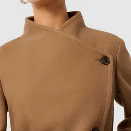 Forever New Ari Petite Funnel Neck Overcoat image 3