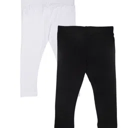 De Moza Girls Pack Of 2 Ankle Length Leggings-image-16