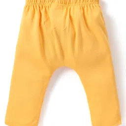 Babyhug Cotton Knit Full Length Diaper Leggings with Polka Dots & Floral Print Pack of 3 - Multicolour image 3