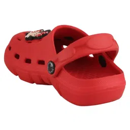 Yellow Bee Disney Perforated Clogs With Minnie Mouse & Daisy Duck Charms - Red image 4