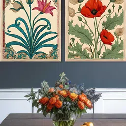 WALLLANE Brown Wood Wall Art-picture-32