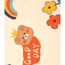 Klotthe Kids Double Bed Sheet Rainbow Print - Multicolour image 5