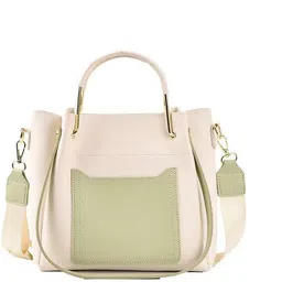 accomade Women White Messenger Bag-picture-14