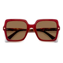 Polaroid Brown Square UV Protected Sunglasses for Women image 4