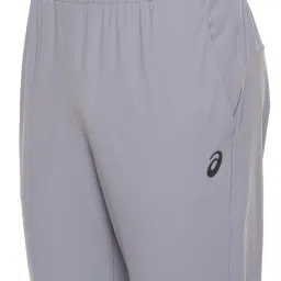 Asics Light Grey Regular Fit Sports Trackpants image 4