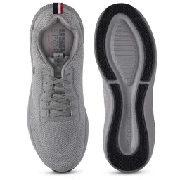 U.S. Polo Assn. Men's GRAFF 2.0 Light Grey Running Shoes image 4