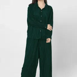 Vero Moda Curve Green Textured Shirt image 4