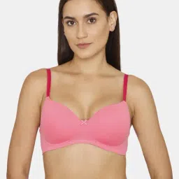 Zivame Pink Padded Bra-image-62