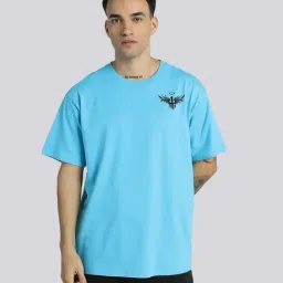 Puma MELO Blue Cotton Relaxed Fit Printed Sports T-Shirt-picture-33