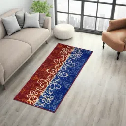 Spaces Unwinders Printed Dark Red Nylon Rug-image-52