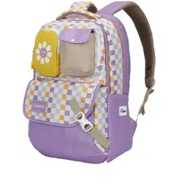 Uppercase 34.67 Purple Printed Backpack image 4