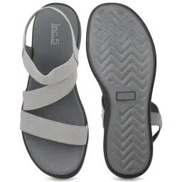 Inc.5 Women's Grey Ankle Strap Wedges image 4