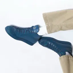 Rare Rabbit Men's SAURON HI PRO Blue Sneakers-image-38