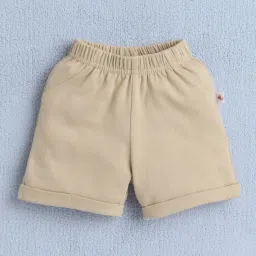 Bumzee Boys Black & Beige Full Sleeves Shirt Waistcoat & Short Set With Applique Bow image 4