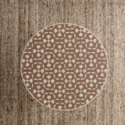 Casagold Floral Vegan Bone Inlay Coffee Table With Stand - Brown image 4