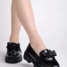 Shoetopia Kids Black Casual Loafers-picture-36