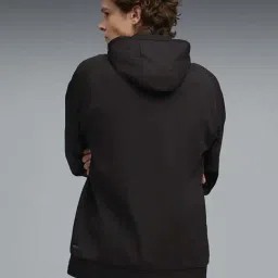 Puma Black Relaxed Fit Printed Hooded Jacket image 2