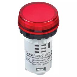 IDEC PILOT LIGHT, RED, 24VAC/VDC, YW1P-1BUQ4R-picture-11
