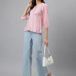 Latin Quarters Pink Regular Fit Tunic image 4