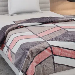 Monte Carlo Legacy-Sb Grey Polyester Printed 290 GSM Single Blanket image 4