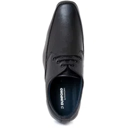 khadim Dunford by Khadims Men's Black Derby Shoes image 4