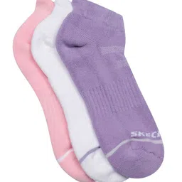 Skechers Women Set of 3 Patterned Ankle Length Socks image 2