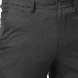 Van Heusen Grey Slim Fit Trousers image 4