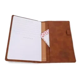 Pragya B5 Single Ruled Personal Organizer 120 Pages with Premium Leatherette Soft Cover 20x27.5 cm image 4
