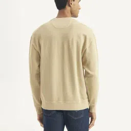 Levi's Beige Cotton Relaxed Fit Printed Sweatshirt image 2