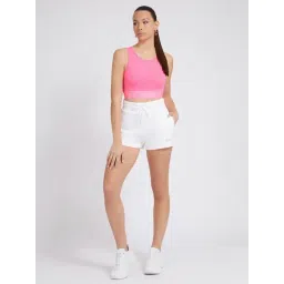 Guess Pink Solid Sleeveless Bra image 3