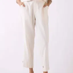 Basanti Kapde aur Koffee Ivory Trouser-picture-10
