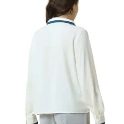 Allen Solly White Regular Fit Shirt image 2