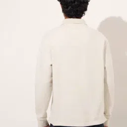 WES Casuals by Westside Beige Relaxed-Fit Cotton-Blend Sweatshirt image 2