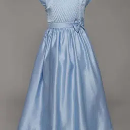 The Magic Wand Kids Blue Applique Gown-image-58