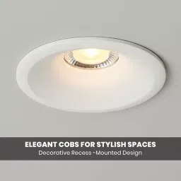 Havells 12 W Crysta Deco LED COB Light White 6000 K 75 mm Cut Out Diameter and 50 mm Height, LHEEBEPGUE1W012 image 3