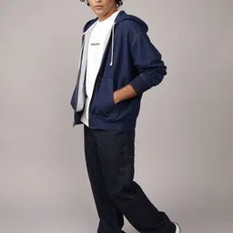 AMERICAN EAGLE OUTFITTERS Men Solid Hooded Sweatshirt image 3